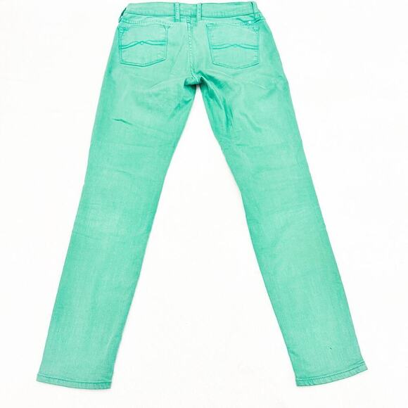 Lucky Brand Charlie Super Skinny Green Jeans Size 8 / 29 - Picture 3 of 11
